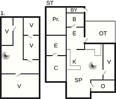 9 Person Holiday Home in Hojer
