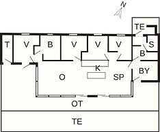 8 Person Holiday Home in Knebel