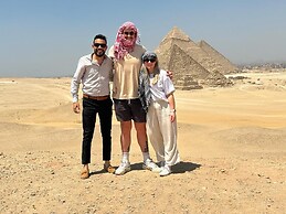 Pharaoh pyramids view