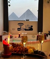 Pharaoh pyramids view