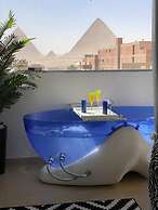 Pharaoh pyramids view