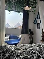 Pharaoh pyramids view