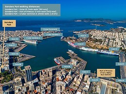 Sanders Port - Stylish Studio Near Piraeus Port