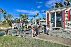 Furnished Deck: Waterfront Port Isabel Cottage!
