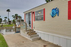 Furnished Deck: Waterfront Port Isabel Cottage!