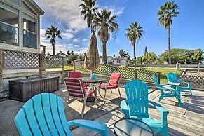 Furnished Deck: Waterfront Port Isabel Cottage!