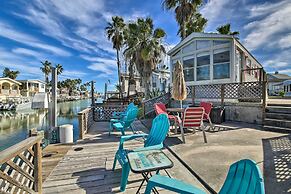 Furnished Deck: Waterfront Port Isabel Cottage!