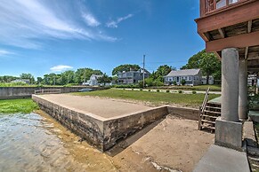 Deck & Beach Access: Waterfront Cape Cod Cottage