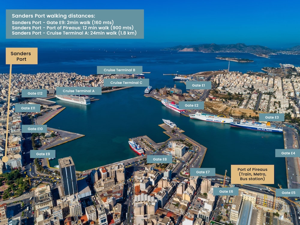 Sanders Port - Simple Studio Near Piraeus Port