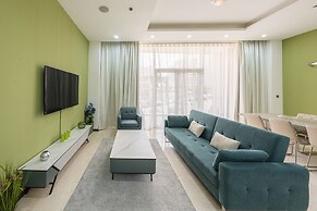 Modern beachfront 1BR apartment