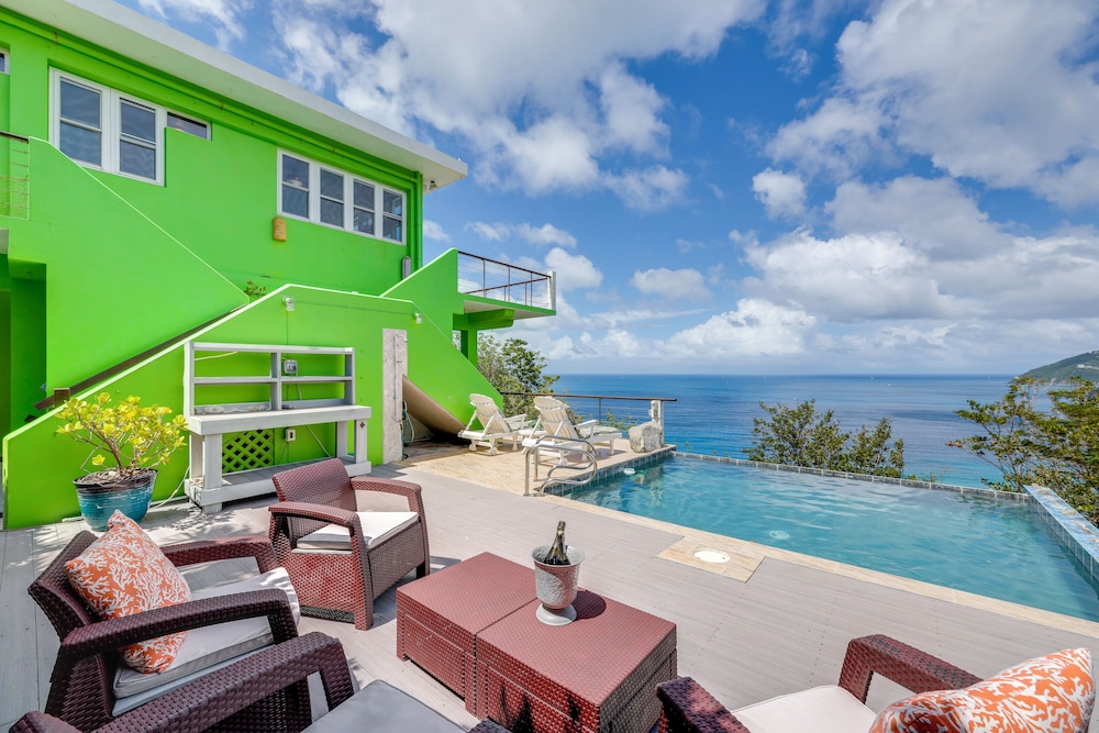'tortola Adventure Villa': Private Ocean-view Pool