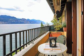 Flat Lake Garda With Very Panoramic View