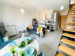 Charming Duplex in Center w. 2 Terraces