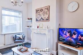 White Cozy House With Pool Table Game Room