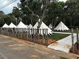 Touching camping