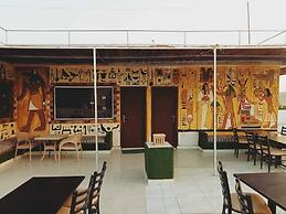 Nefertiti pyramids view -